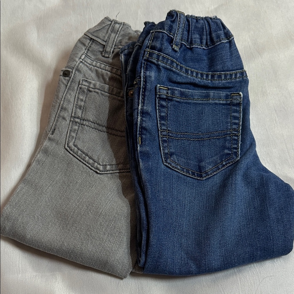The Children's Place Blue and Gray Kids Jeans 3T Skinny Fit